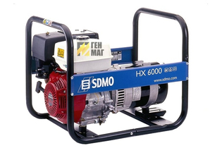 Генератор бензиновый SDMO HX6000 6 кВт