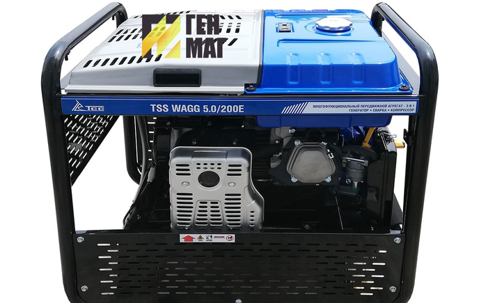 Генератор бензиновый агрегат 3 в 1 TSS WAGG 5.0/200E 5.5 кВт