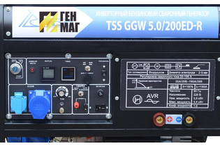Генератор инверторный бензиновый сварочный TSS GGW 5.0/200ED-R 5.5 кВт