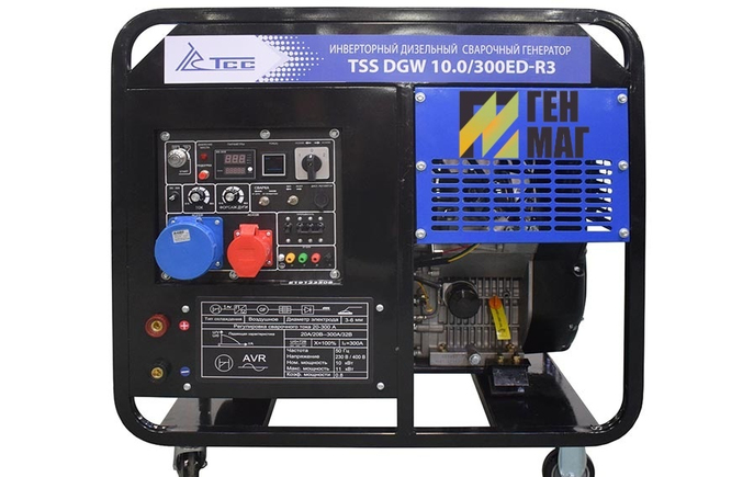 Генератор дизельный сварочный TSS DGW 10.0/300ED-R3 11 кВт